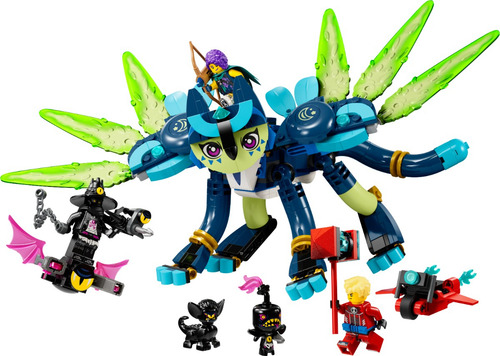 Conjunto Lego Dreamzzz 71476 Zoey e Zian, o gato-coruja, 437 unidades