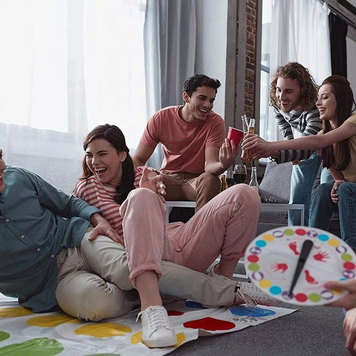 Fiesta De Interacción Familiar Del Clásico Juego Twister Flo