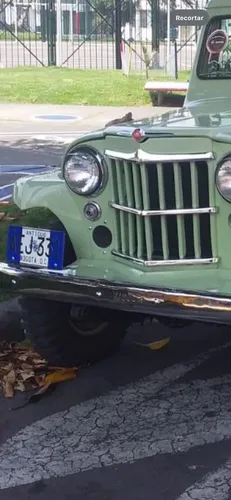 Jeep Willys Pickup De Platon 1963 4x4 Placa Clásico