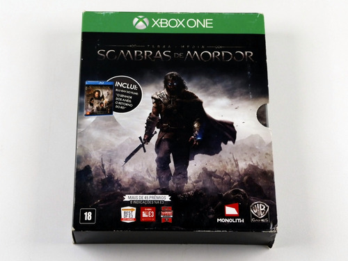 Box Sombras De Mordor + Senhor Dos Anéis Original Xbox One