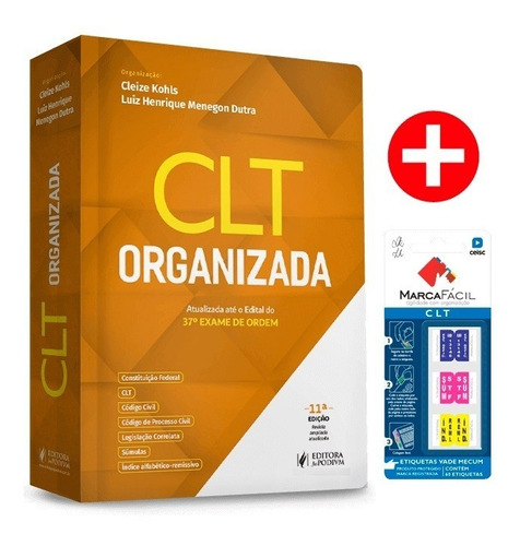 Clt Organizada + Etiquetas - Cleize Kohls E Luiz Dutra