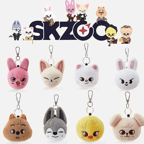 Llavero De Peluche Skzoo Stray Para Niños, Juguete Idol, 8 U