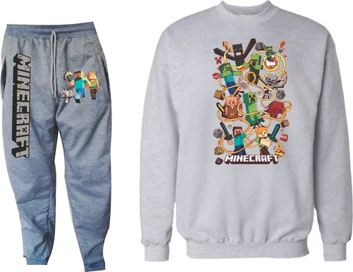 Conjuntos Sudadera+buzo Cr Minecraft Games