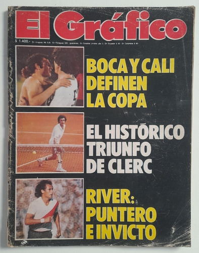 Revista El Grafico 3086 - Final Boca Dep. Cali 1978 Fs