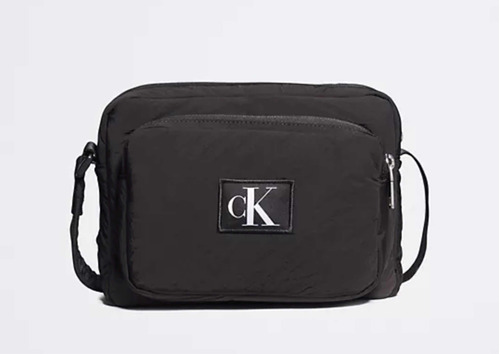 Cartera Calvin Klein Camera Bag Nylon Con Etiqueta