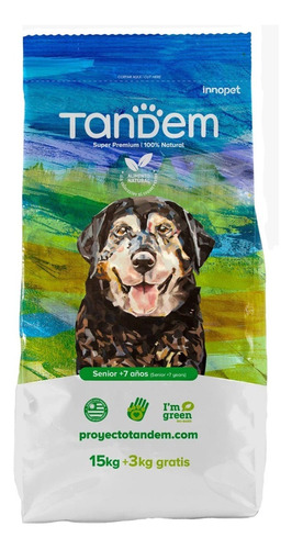 Alimento Perro Super Premium Tandem Senior 18 Kg + Envío