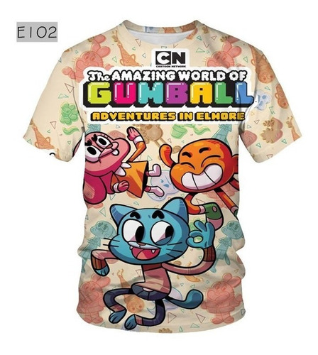 Poleras Corre Camino, Gumball, One Punch Man