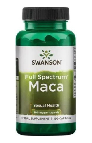 Maca Swanson 500 Mg 60 Capsulas (alta Potencia)