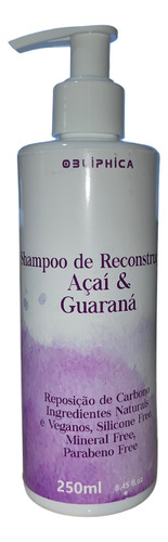 Shampoo De Reconstrução Açaí E Guaraná Kaedo Obliphica 250ml