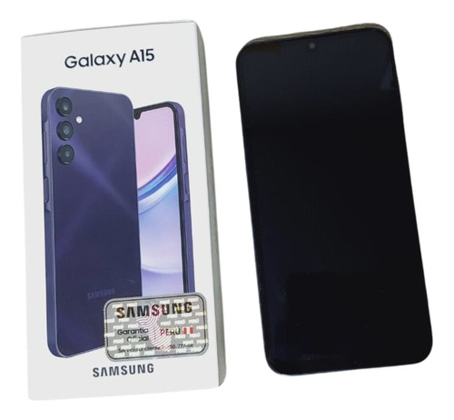 Celular Samsung A15, 8 Gb / 256 Gb Azul / Color Negro