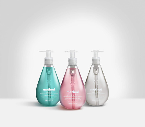 Jabón De Manos Method Gel Waterfall, 360 Ml, Paquete De 6, B