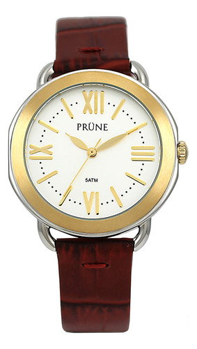 Reloj Prune Pru-5058-05 Sumergible Cuero