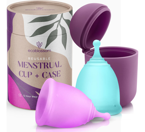 Ecoblossom Taza Y Estuche Menstrual Reutilizables, Las Tazas