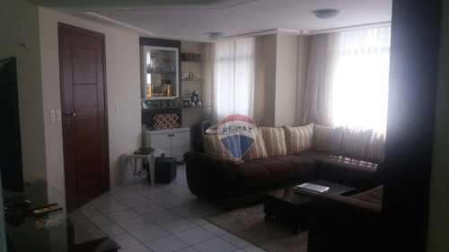 Excelente Apartamento Com 3 Dormitórios, Com Closet E Projetados À Venda, 100 M² - Candelária - Natal/rn - Ap0010