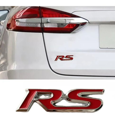 Logo Emblema Rs Adhesivo Auto Tunning Universal