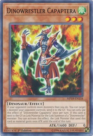 Yugioh! Dinowrestler Capaptera - Mp19-en158