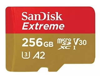 Memoria Micro Sd 256gb Sandisk Extreme U3 V30 A2 4k S160mb/s