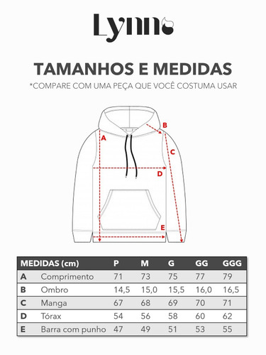 Imagem 6 de 7 de Moletom Masculino Canguru Capuz - Estampa Lynn