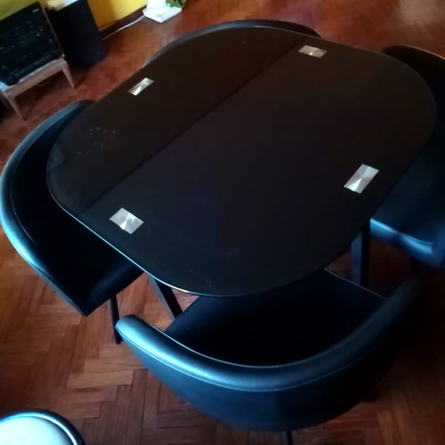 Mesa D Comedor Con 4 Sillas Usado