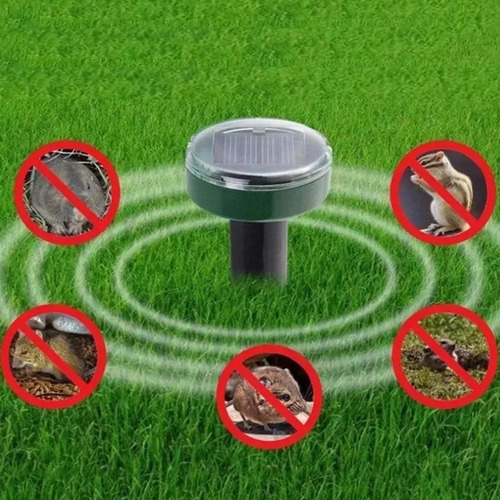 Repelente Solar Ultrasónico De 4 Piezas Para Roedores, Serpi