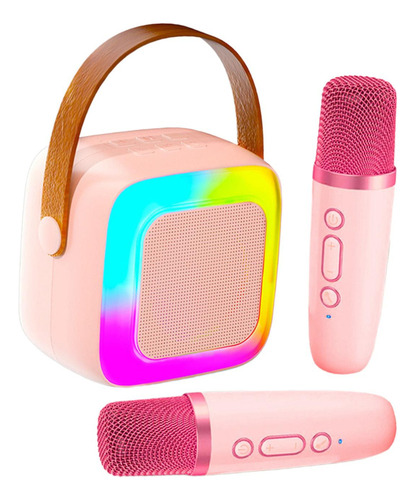 Equipo De Karaoke Para Niños Con Micrófonos Inalámbricos,