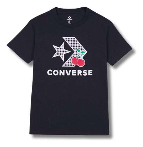 Camiseta Converse Cherry Star Chevron Infill Tee