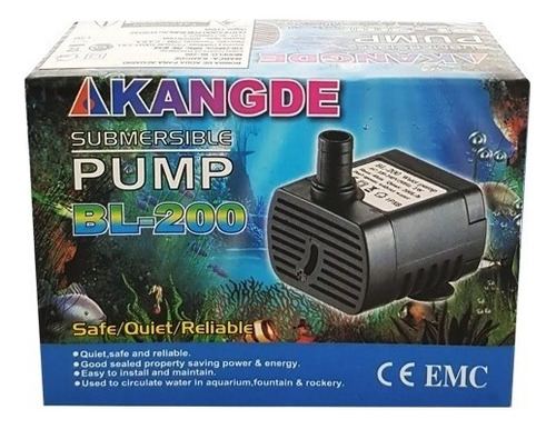 Bomba Motor Fuentes De Agua Feng Shui Cascadas Sin Led 2w Color Negro