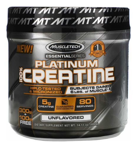 Creatina Monohidrato 400g 80ser