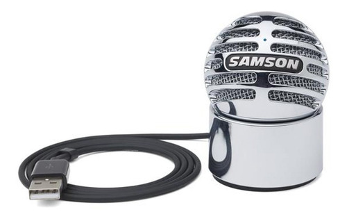 Microfone USB Samson Meteorite ideal para computador condensador portátil