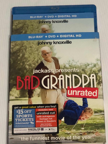 Blu Ray Jackass Bad Grandpa Nuevo Original Cover