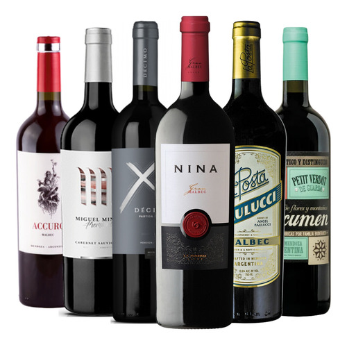 Vinos Caja Degustación Tintos Clásicos Y Boutique 6 Botellas