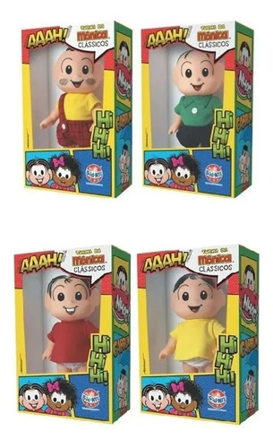 Turma Da Mônica 4 Bonecos