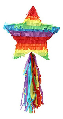 Piñata Estrella Cinco De Mayo 12,6 X 12,6 X 3 Pulgadas. Sum