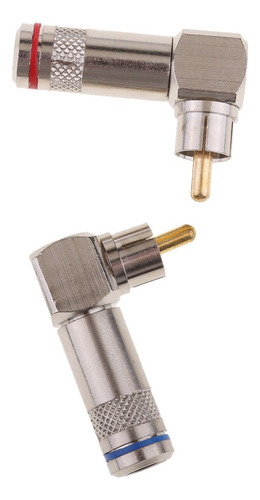 Rca Splitter Rca Av Audio L, Conector Divisor 1 Macho A 2 He