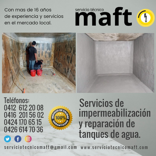 Imagen 9 de 10 de Reparación Impermeabilización Mantenimiento Tanques De Agua