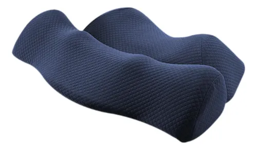 Almohada Cervical, Almohada De Apoyo Azul Oscuro 46cmx33cm