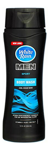 Pack De 2 White Rain Body Wash Para Hombres, Ola De Mar Fres