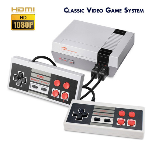 Consola De 8 Bits Retro Nes Hdmi Plug Play Con 500 Juegos