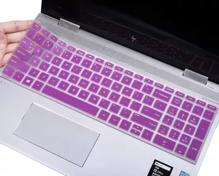 Cubierta De Teclado Para Hp Envy 17- 17-bs 17- Ca Violeta