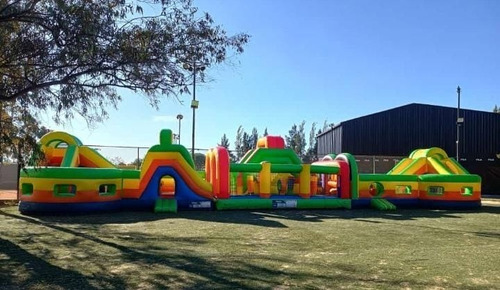 Alquiler De Inflables Gigantes Toro Mecanico Y Reloj Loco