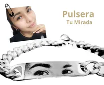 Comprar Pulsera Acero Quirúrgico Grabada   Tu Mirada 
