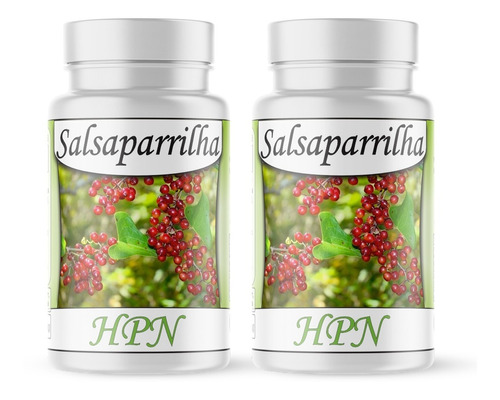 Kit 2- Salsaparrilha_smilax Aspera Em 60 Cápsulas_500 Mg