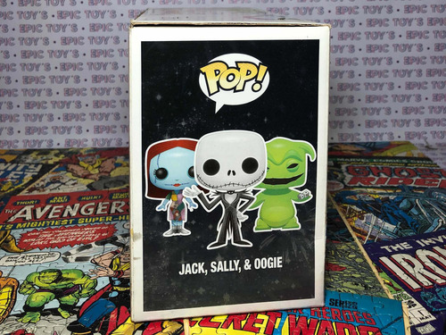 Funko Pop El Extraño Mundo De Jack 3pack Sally Oggie Metalic (Usado)