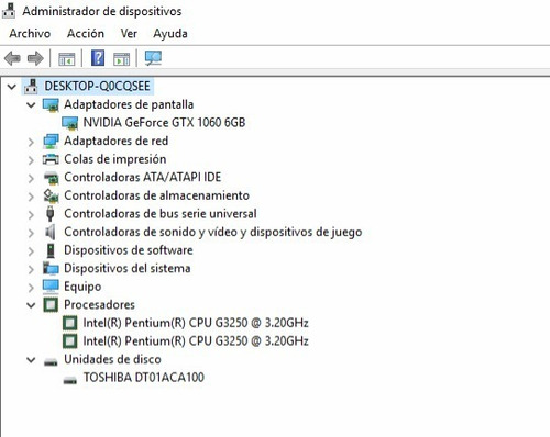 Imagen 7 de 7 de Pc Gamer 1060 6gb Cpu G3250 Ram 8gb Disco Hdd 1tb 500w