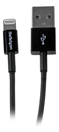 1m Black Slim Lightning To Usb Cable - Usblt1mbs