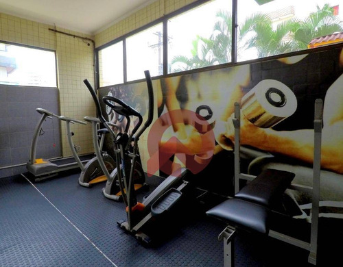 Apartamento Com 1 Dormitório À Venda, 57 M² Por R$ 208.000,00 - Tupi - Praia Grande/sp - Ap3358