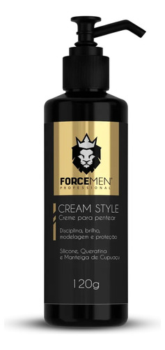 Crean Style -creme De Pentear -force Men-profissional-kit 2