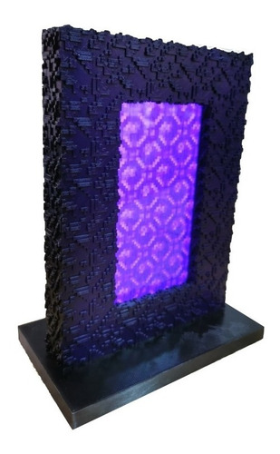 Portal Del Nether Mine.craft - Portal De Llamada - Imp. 3d