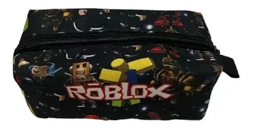 Mochila Masculina Infantil Roblox Rodinhas Lancheira Estojo - Chic