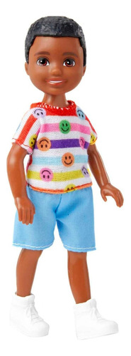 Barbie Muñeca Chelsea Niño Con Playera De Carita Feliz